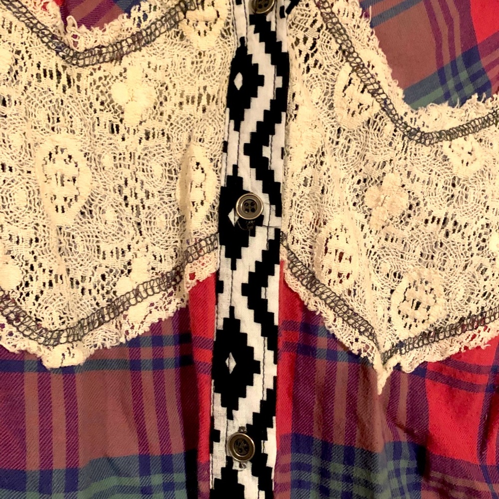BKE- plaid button up - Picture 4 of 4